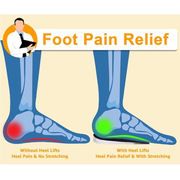 Adjustable Orthopedic Heel Lift Inserts for Heel Pain and Leg Length Discrepancy - Picture 4 of 6